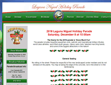 Tablet Screenshot of lagunaniguelparade.com
